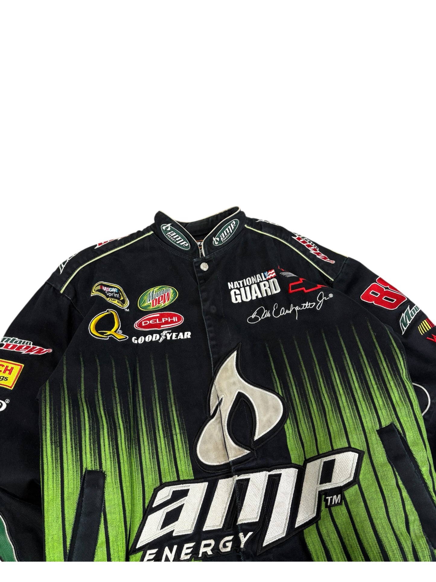 Vintage Dale JR Mountain Dew Racing Jacket (As Is)