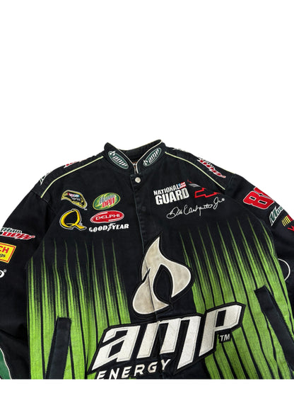 Vintage Dale JR Mountain Dew Racing Jacket (As Is)