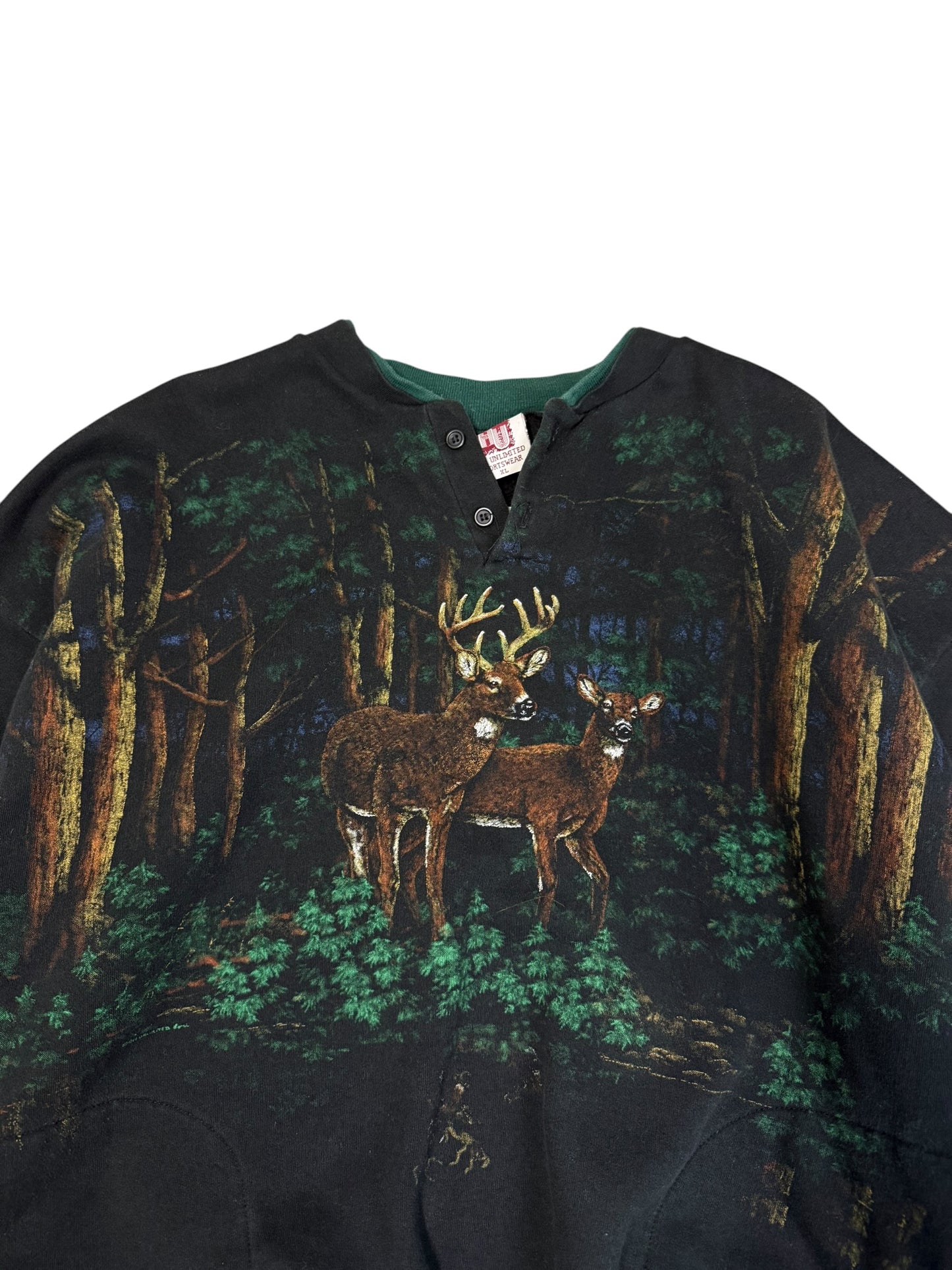 Vintage Deer Arts Ultd AOP Crewneck