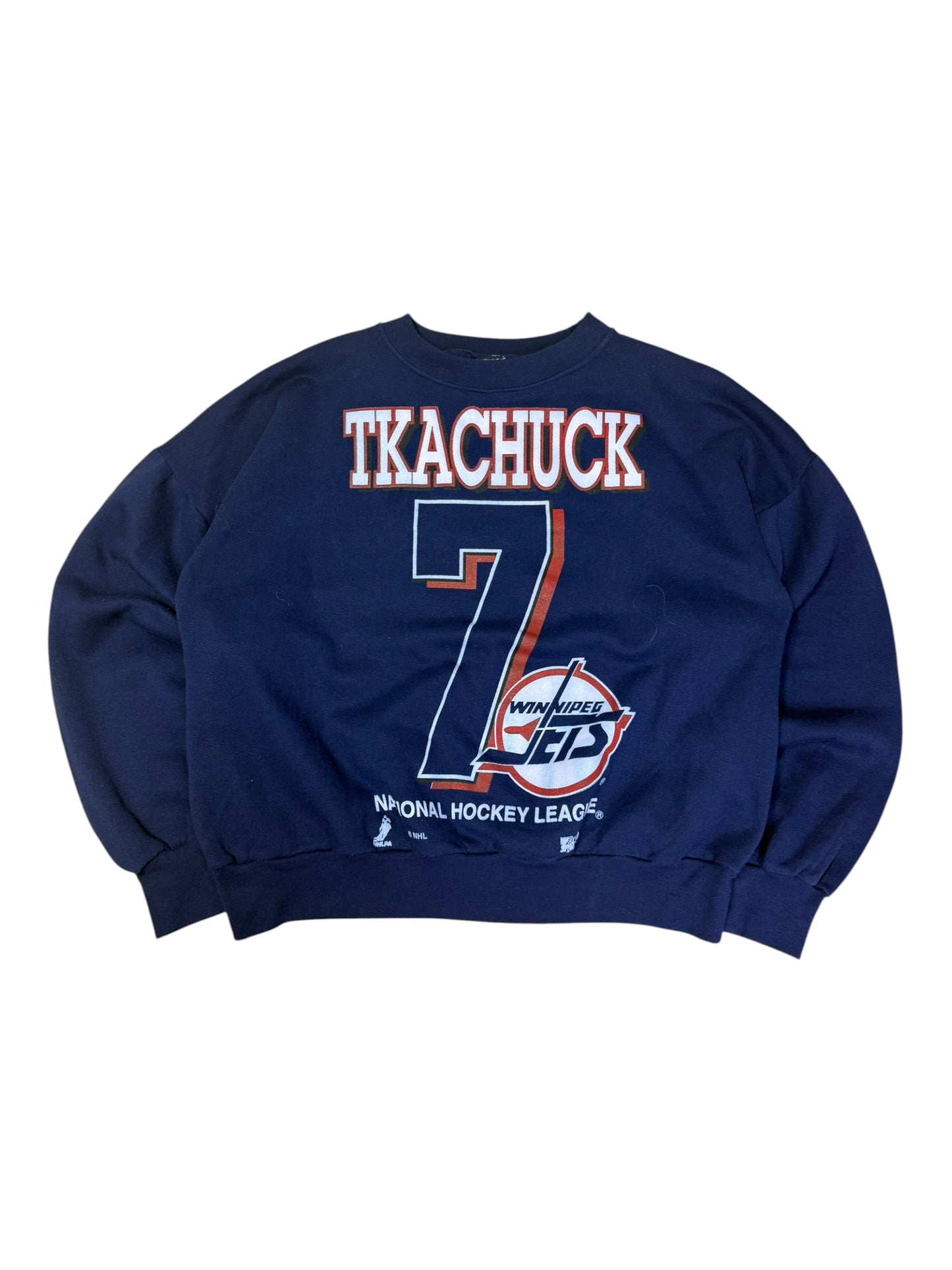 Vintage Jets #7 Tkachuck Crewneck