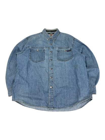Vintage Harley Denim Button Up (As Is)