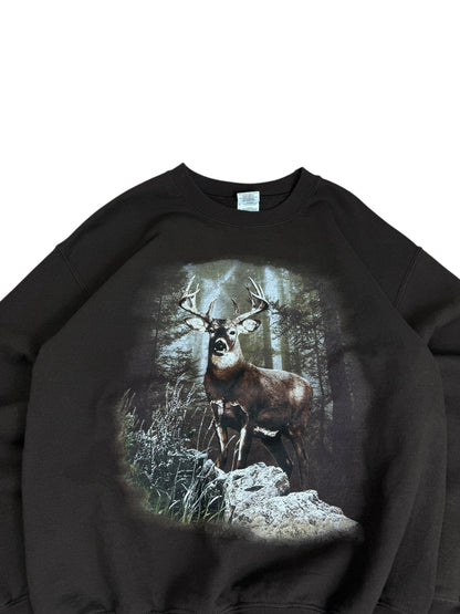 Deer Graphic Crewneck