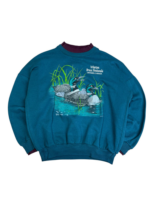 Vintage Bruce Peninsula Loon Crewneck