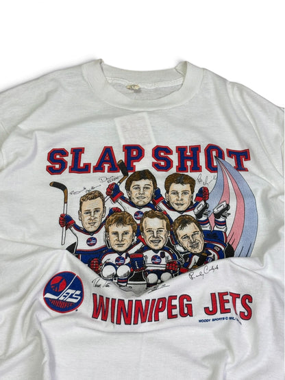 Vintage 90s Winnipeg Jets Slap Shot T-shirt