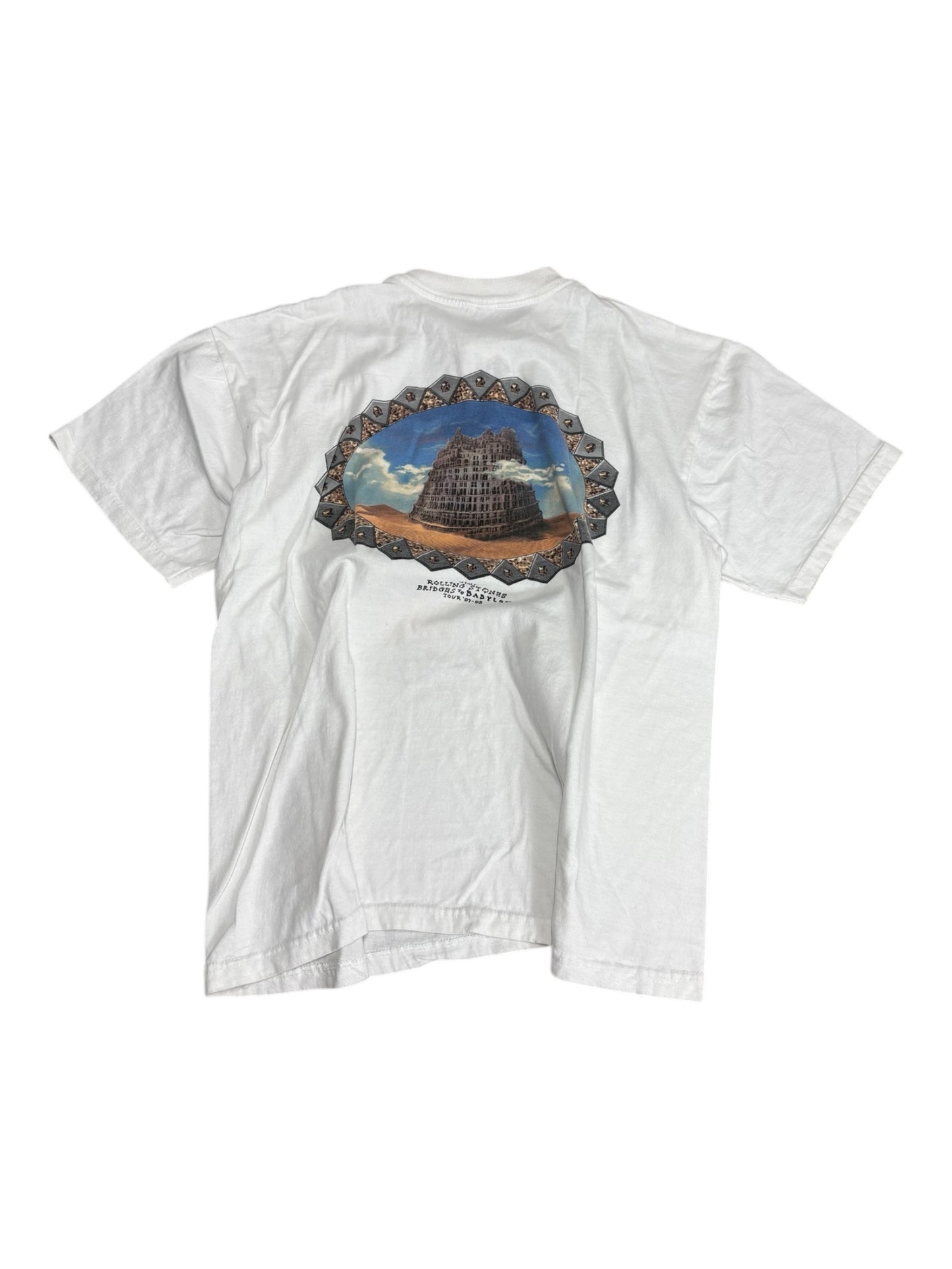 Vintage 1997 Bridges Of Babylon Rolling Stones T-Shirt