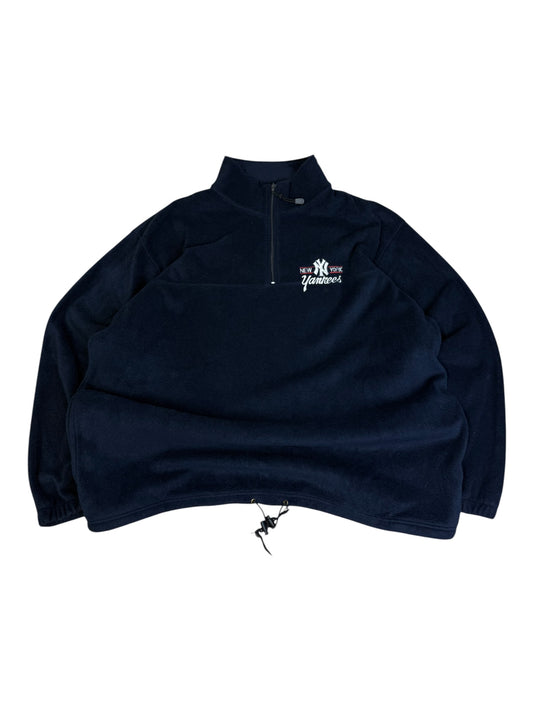 Vintage NY Yankees 1/4 Zip Fleece Jacket