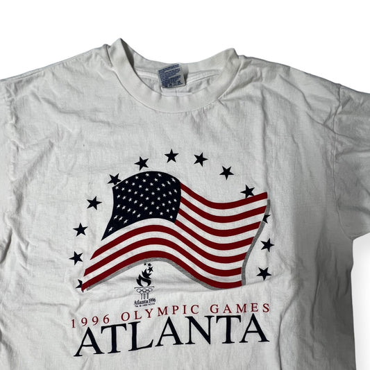 Atlanta 1996 Big U.S Flag T-shirt