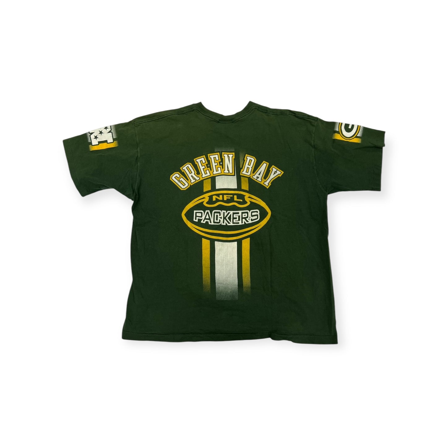 90's Green Bay Packers AOP T-Shirt Size 2XL