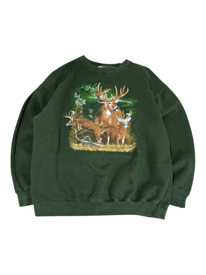 Vintage American Outdoors Deer Graphic Crewneck