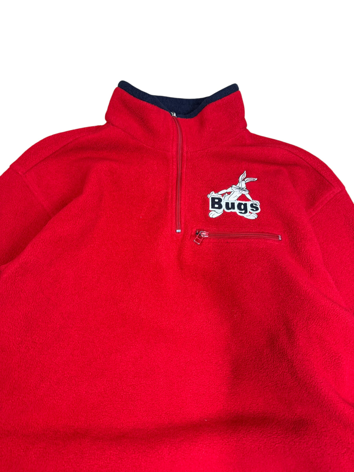 Vintage Bugs Bunny 1/4 Zip Fleece Jacket