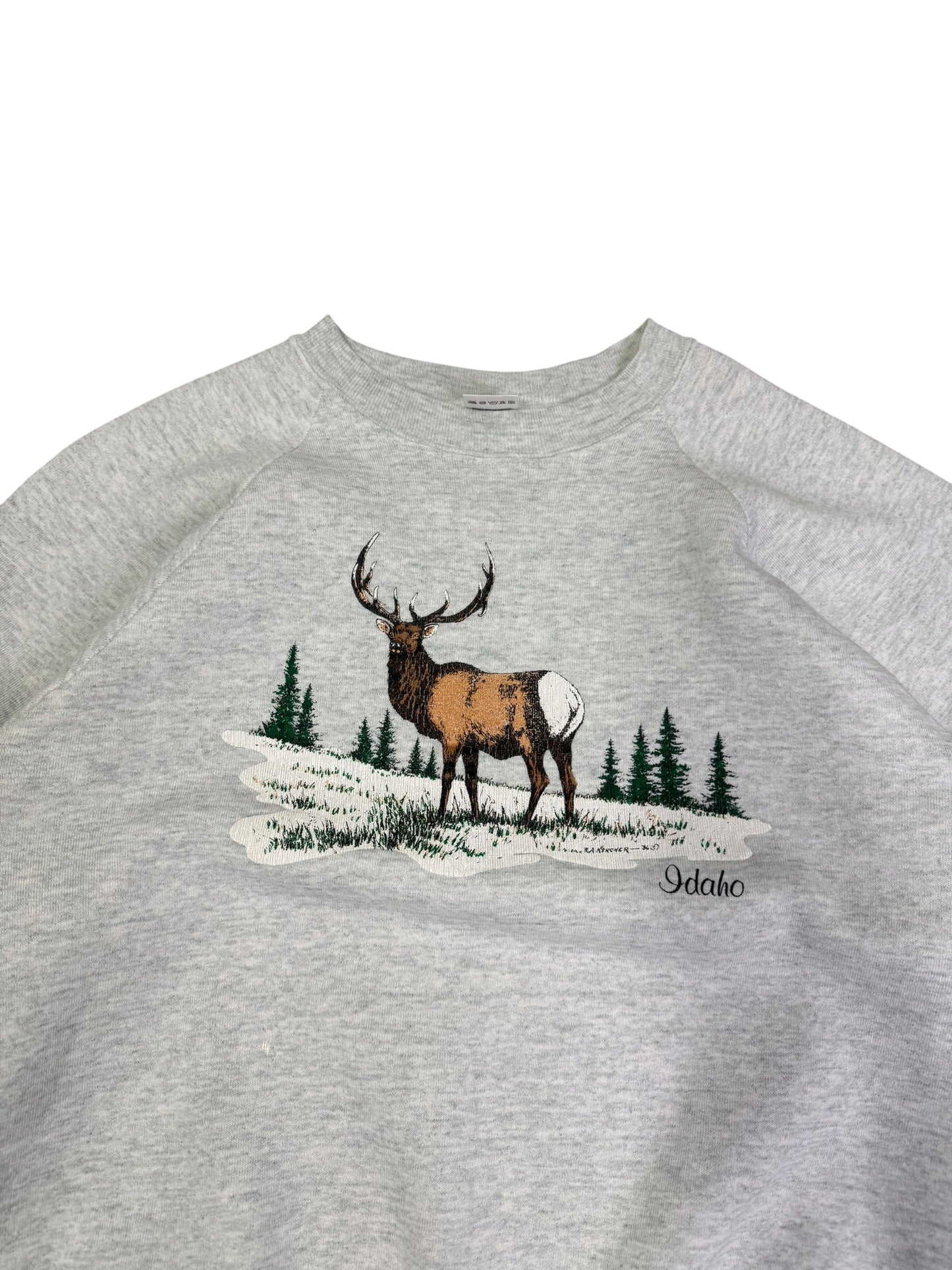 Vintage Idaho Deer Crewneck