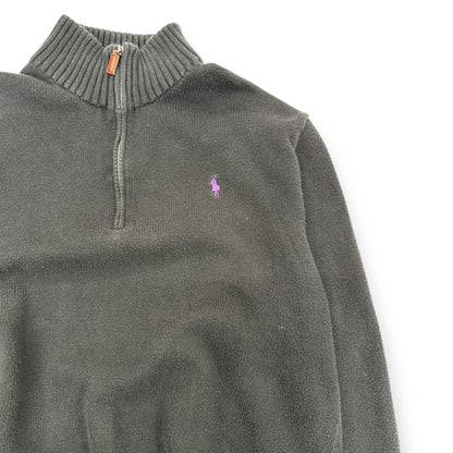 Polo 1/4 Zip Knit Sweater Size XL