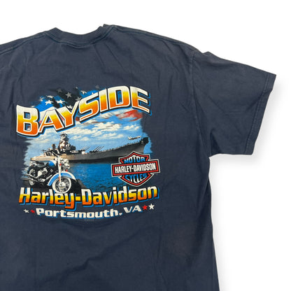 Harley Davidson Bayside Portsmouth,VA T-shirt Size XL