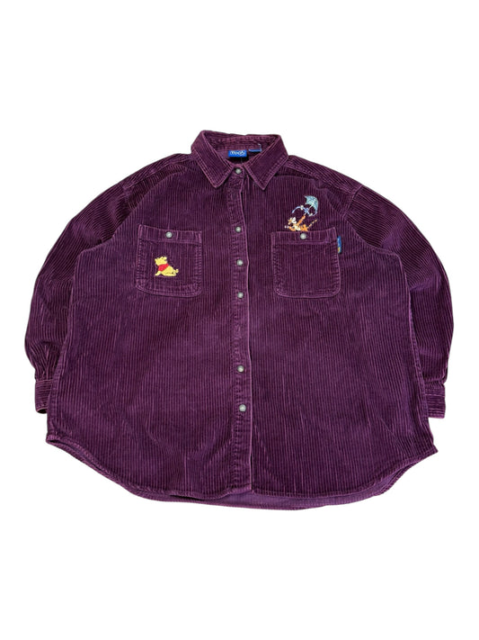 Vintage Pooh Curdoroy Button Up