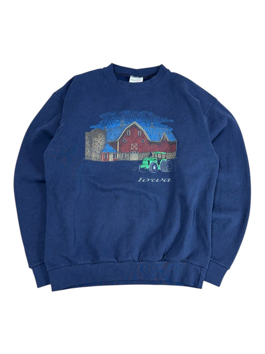Vintage Iowa Barn Crewneck