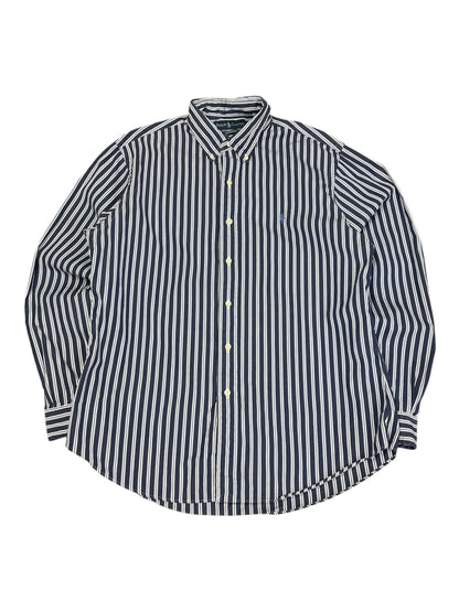Vintage Polo Pinstripe Button Down Shirt