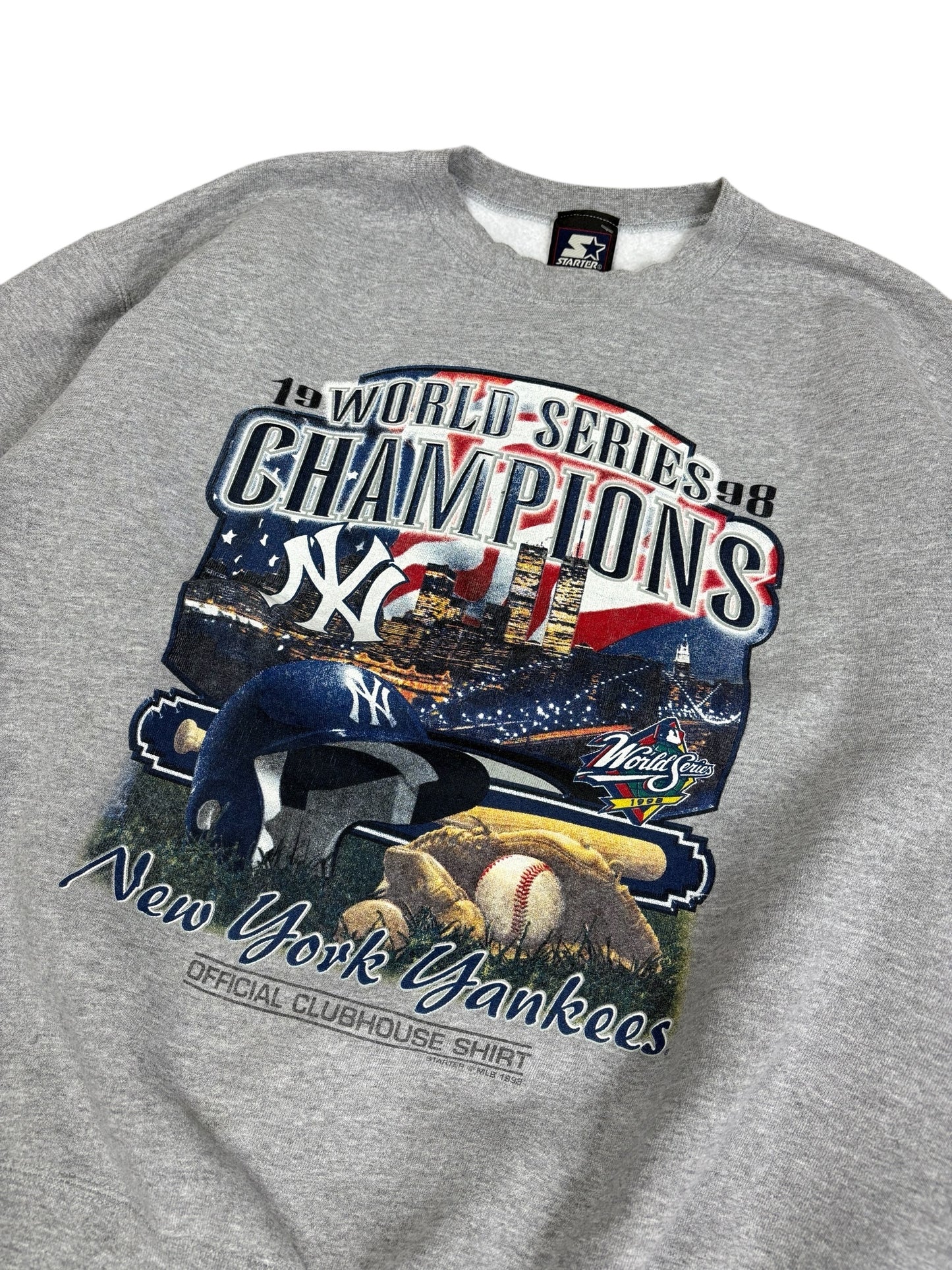 Vintage 1998 Starter Yankees World Series Crewneck