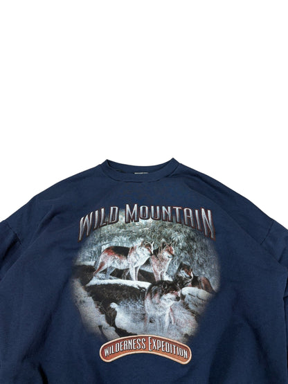 Vintage Wild Mountain Graphic Crewneck