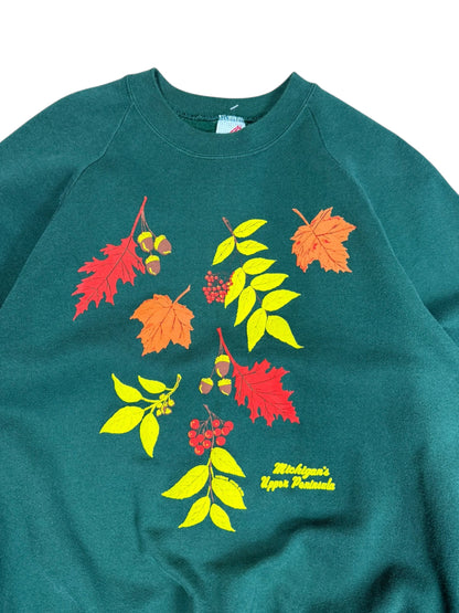 Vintage Fall Puff Print Crewneck