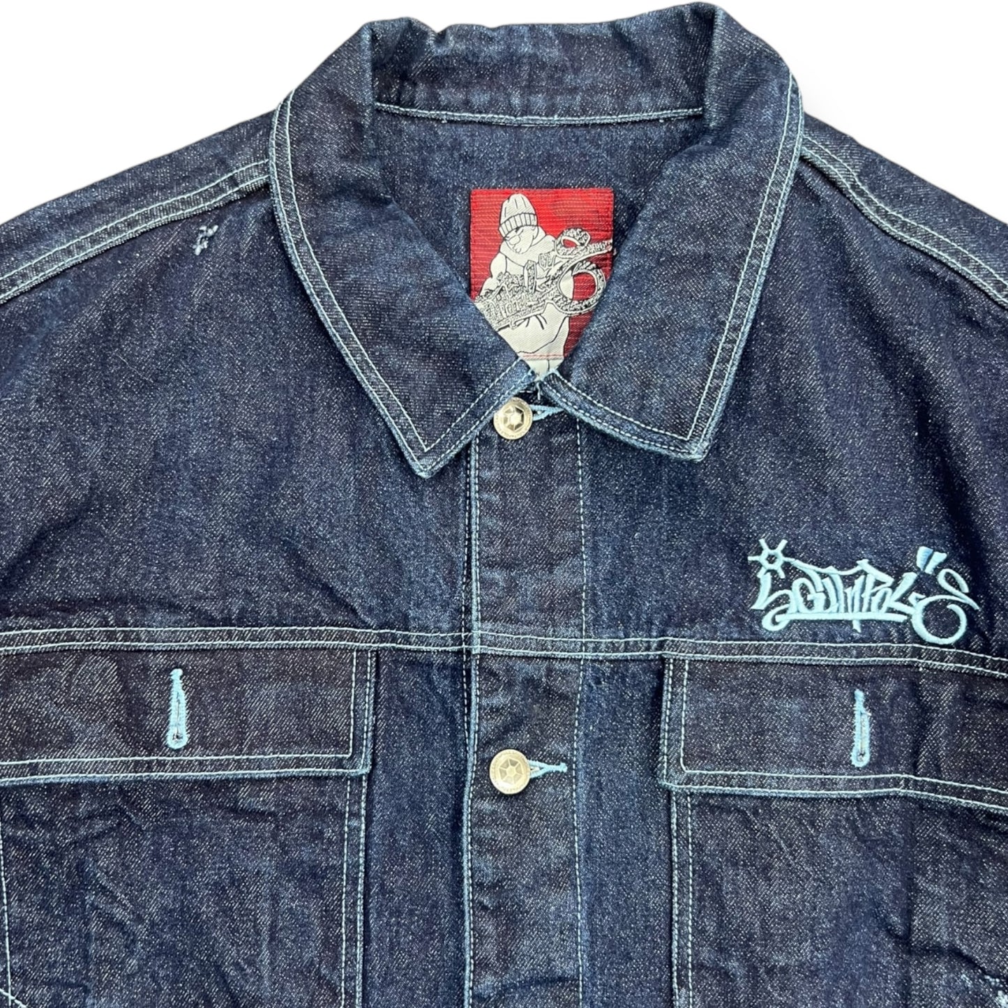 Southpole Embroidered  Denim Jacket