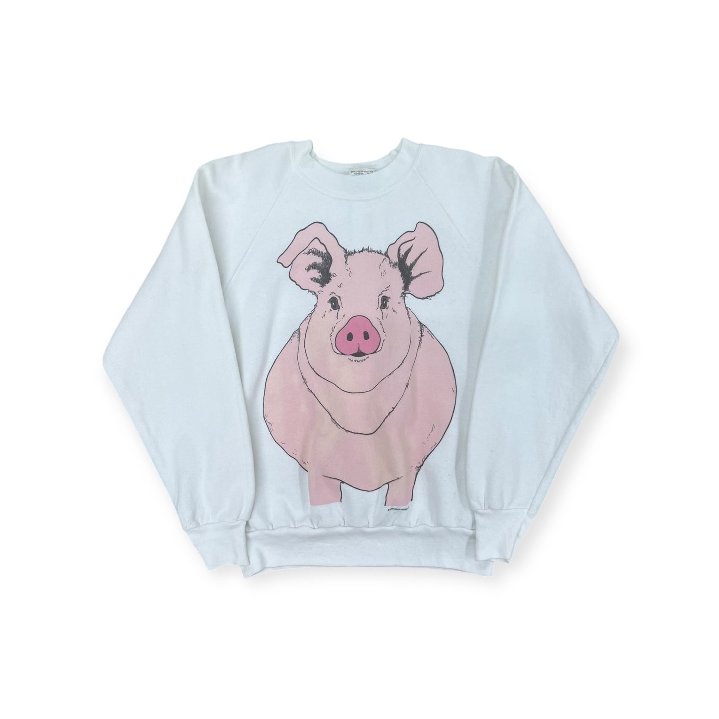 1990 Pig Big Print Crewneck