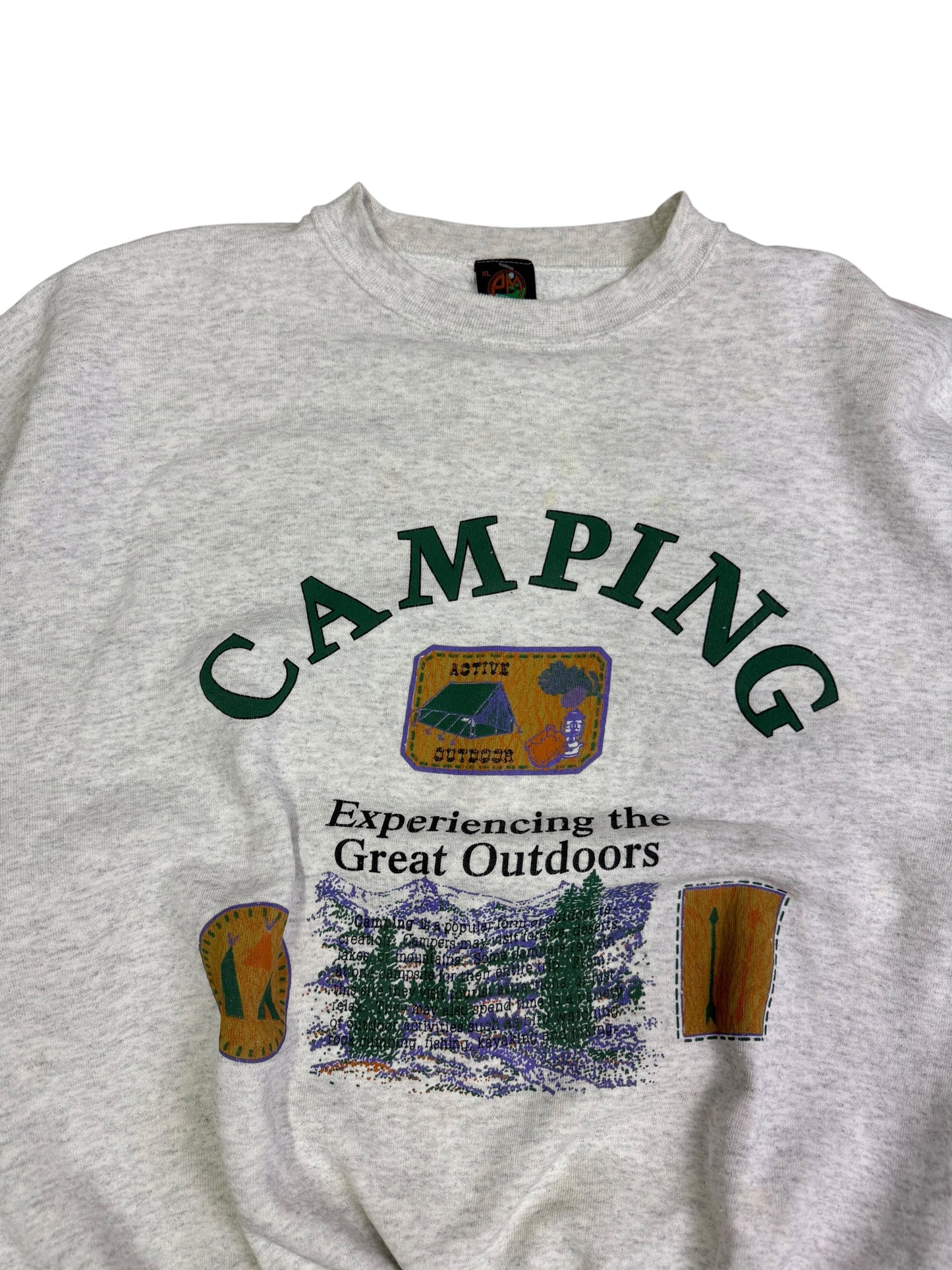 Vintage Camping Crewneck (As Is)
