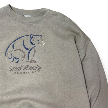 Vintage Great Smoky Mountains Embroidered Crewneck