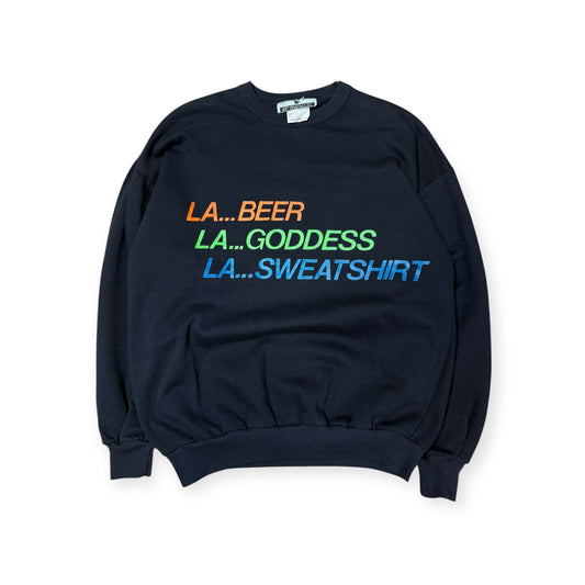 La beer, La goddess, La Sweatshirt
