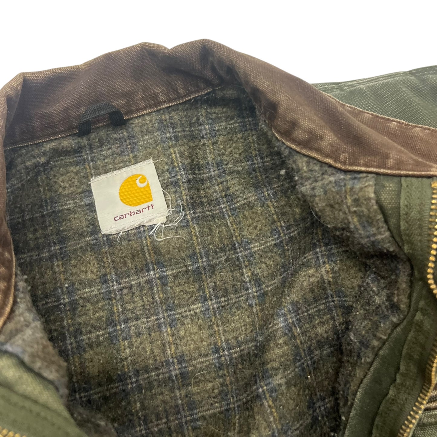 Vintage Carhartt Detroit Blanket Lined Jacket Size Large