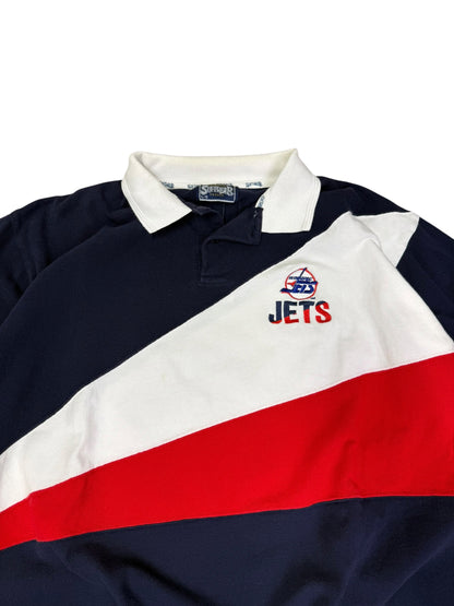Vintage Winnipeg Jets Embroidered Polo T-Shirt
