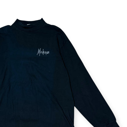 Vintage Michigan Chest Embroidery Longsleeve