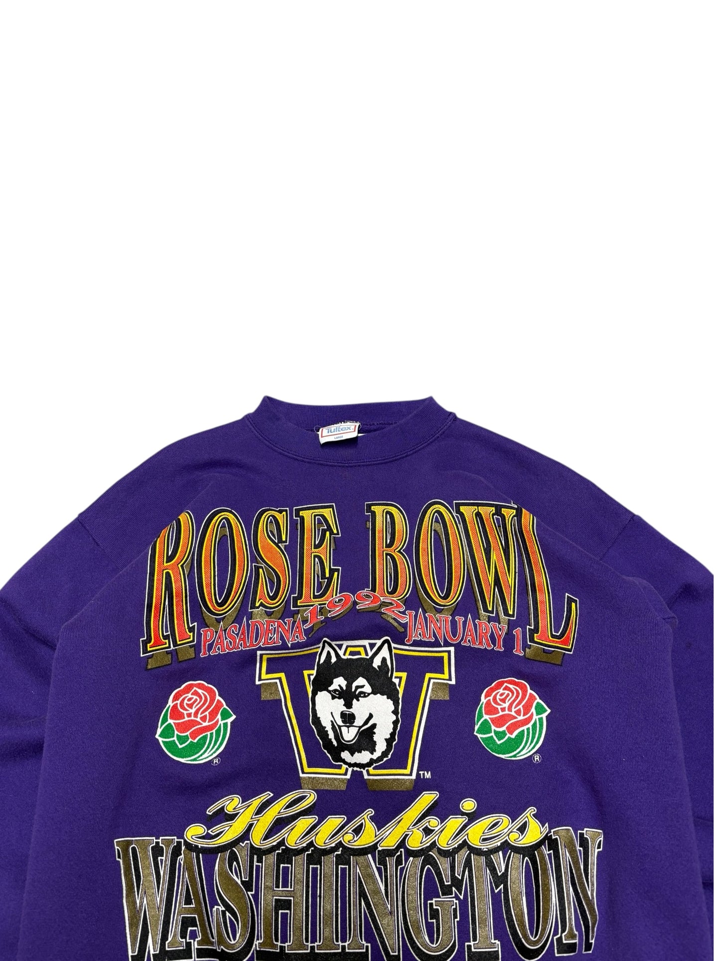 Vintage 1992 Rose Bowl Washington Huskies Crewneck