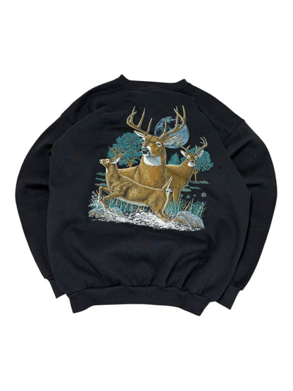 Vintage Deer Graphic Crewneck