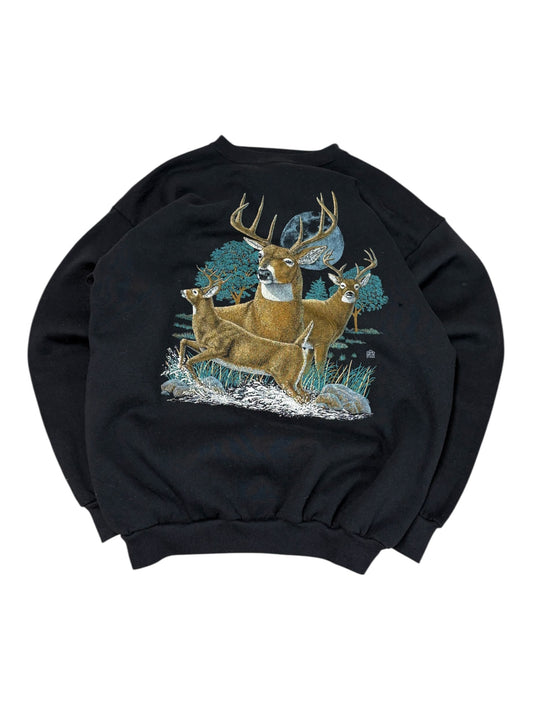 Vintage Deer Graphic Crewneck
