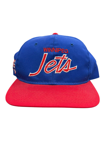 Vintage Winnipeg Jets Script Twill Hat