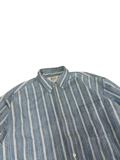 Vintage 90s R.E.A.L Denim Striped Button Up