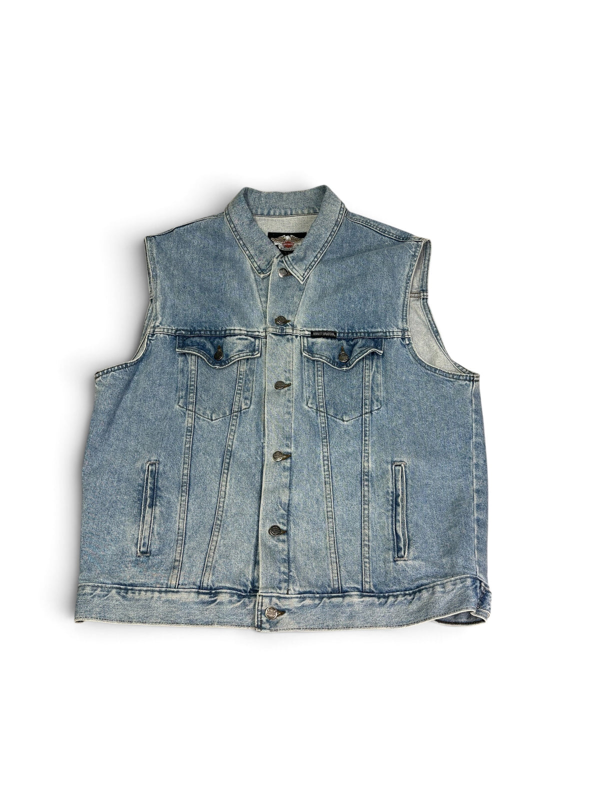 Vintage Harley Vancouver BC Denim Vest