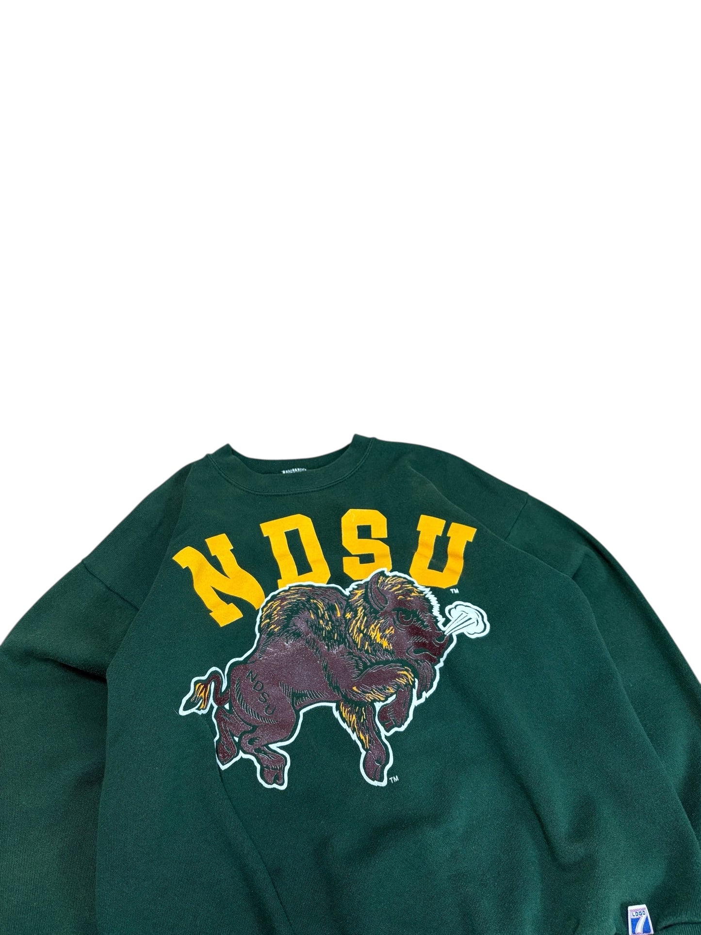 Vintage Logo 7 NDSU Bison Crewneck