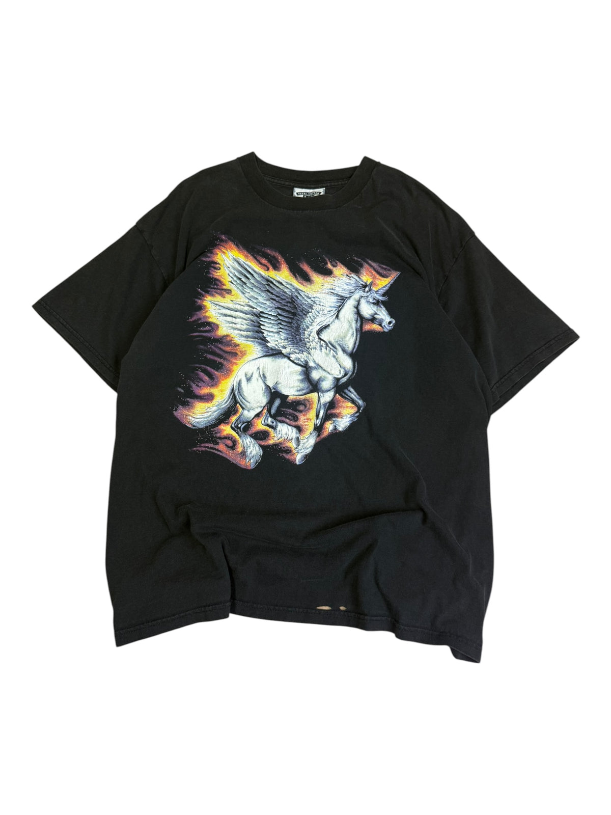 Vintage Pegasus Flaming T-shirt