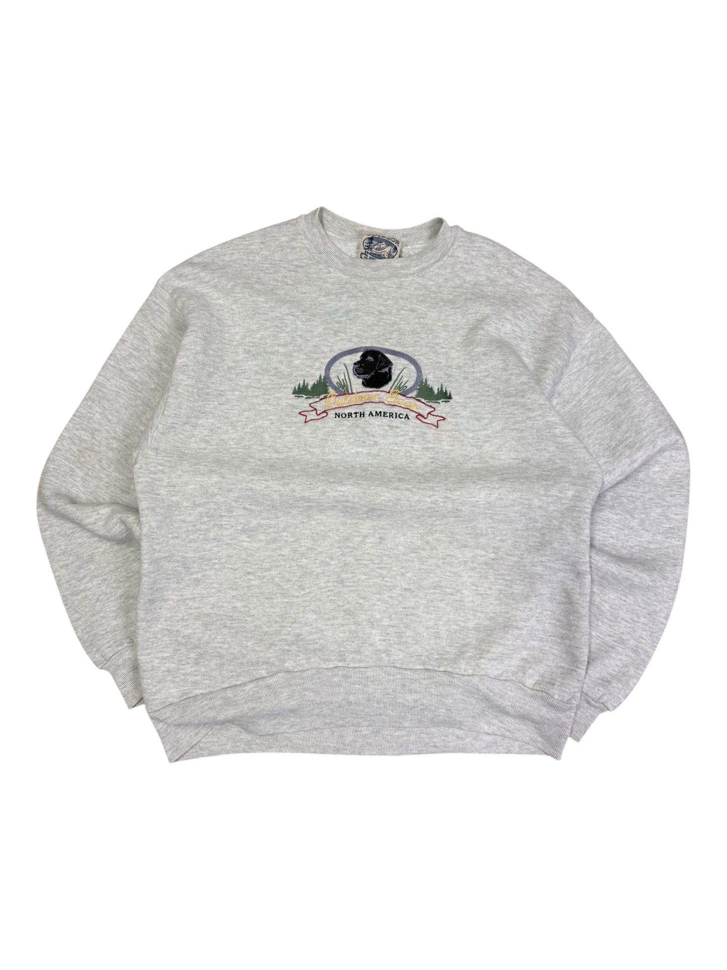 Vintage North America Black Labrador Crewneck