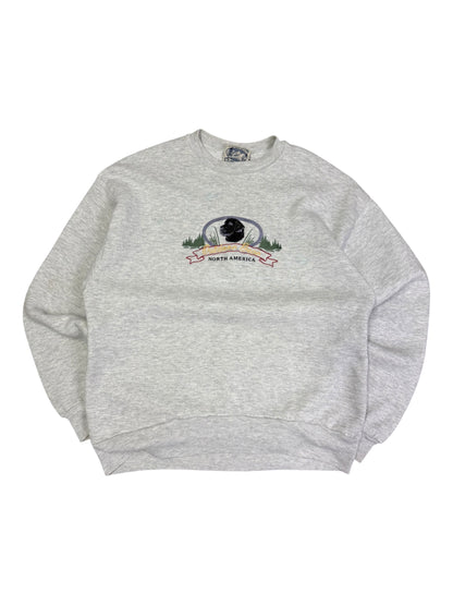 Vintage North America Black Labrador Crewneck