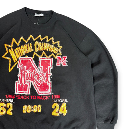 Vintage Nebraska Back To Back Champs Crewneck