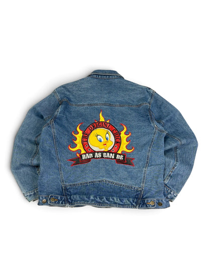 Vintage 90s Tweety Bird Denim Jacket