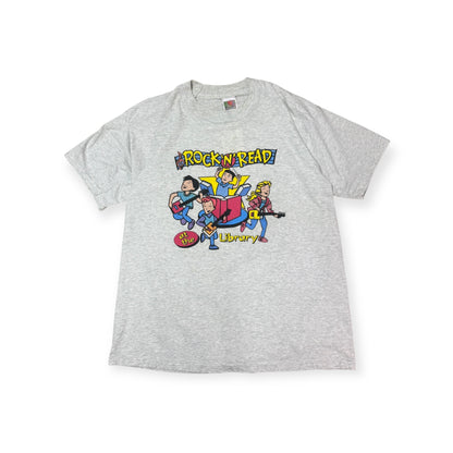 Vintage Rock & Read at the library T-shirt (As Is)