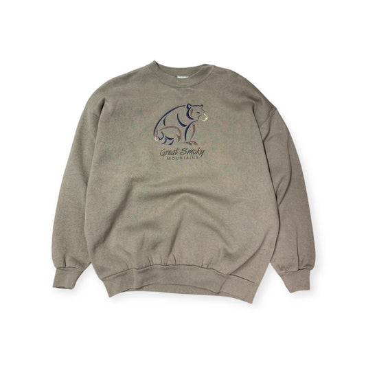 Vintage Great Smoky Mountains Embroidered Crewneck