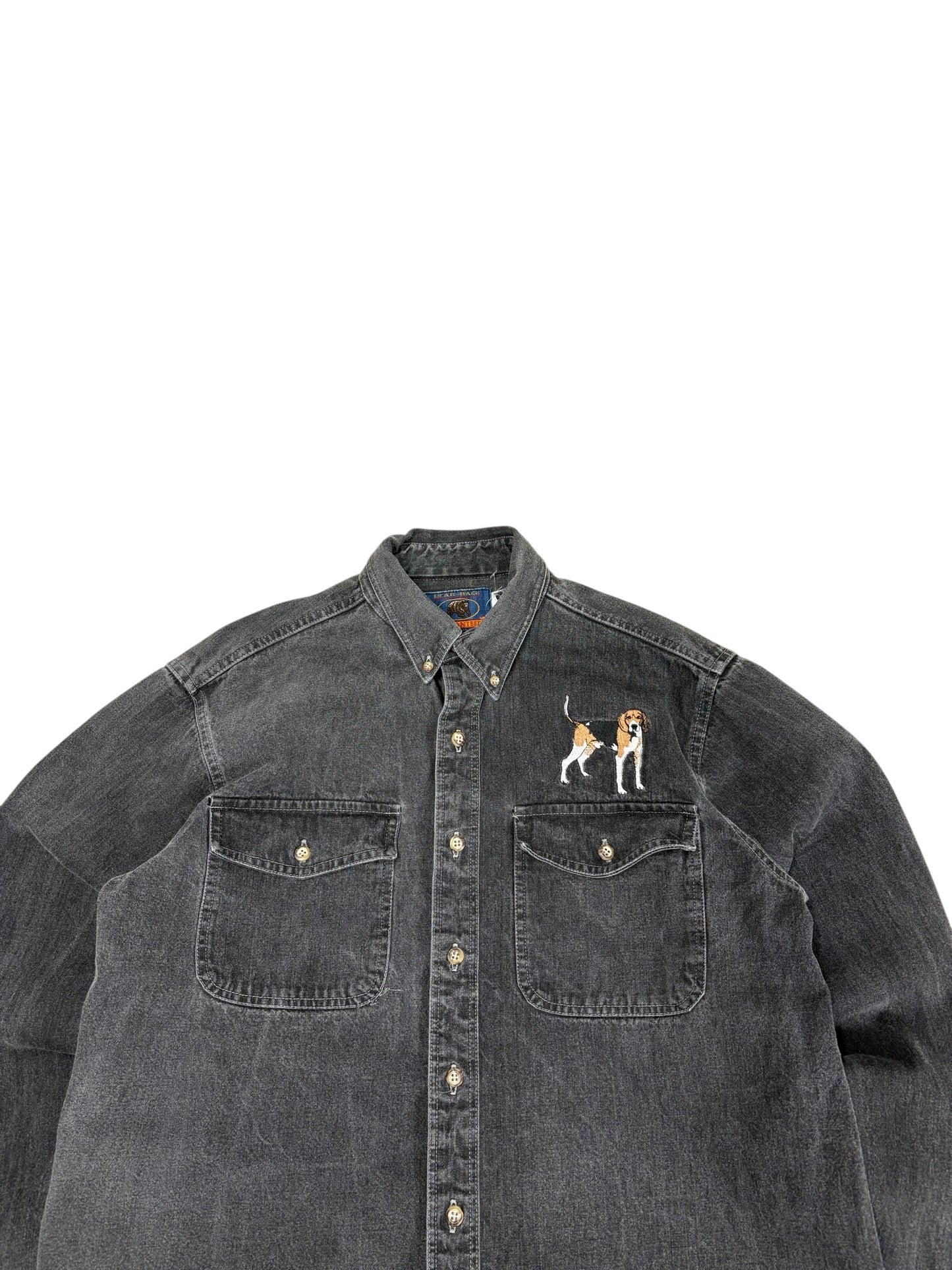 Vintage Beagle Denim Button Up