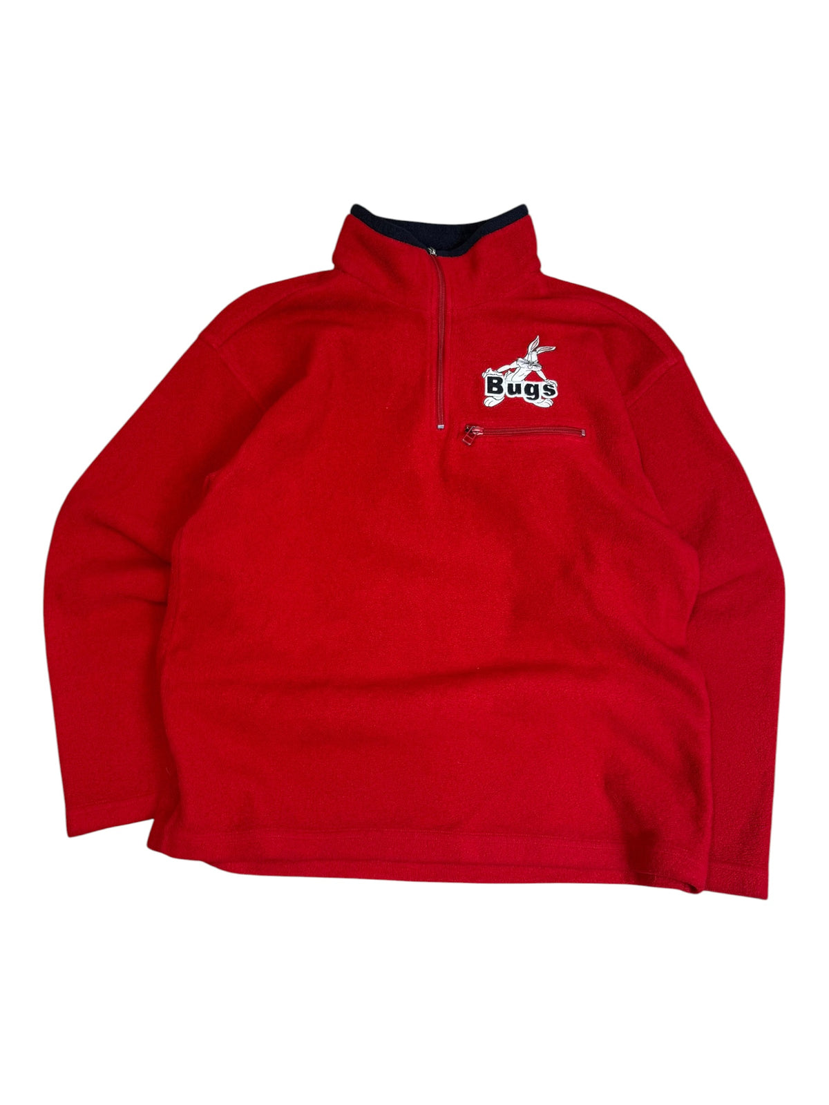 Vintage Bugs Bunny 1/4 Zip Fleece Jacket