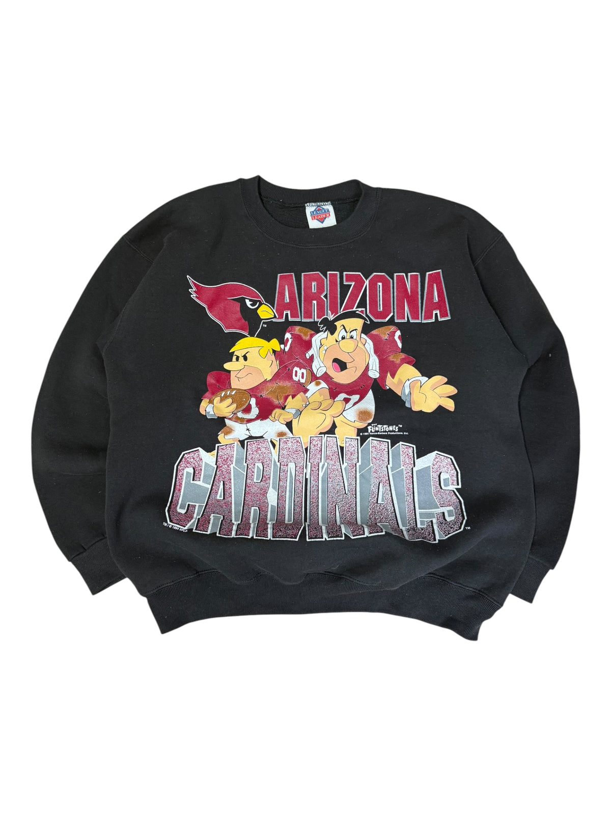 Vintage Flinstone Arizona Cardinals Crewneck