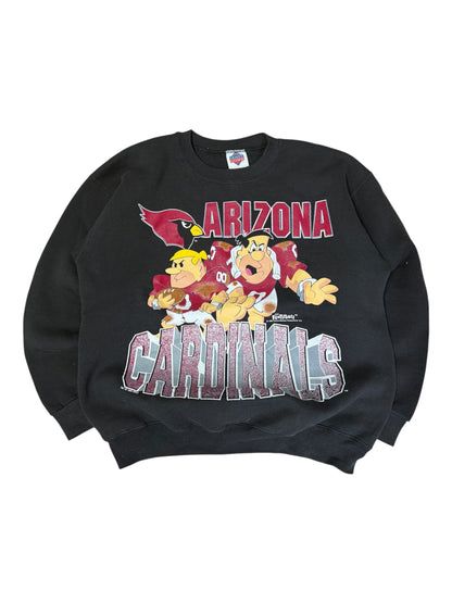 Vintage Flinstone Arizona Cardinals Crewneck