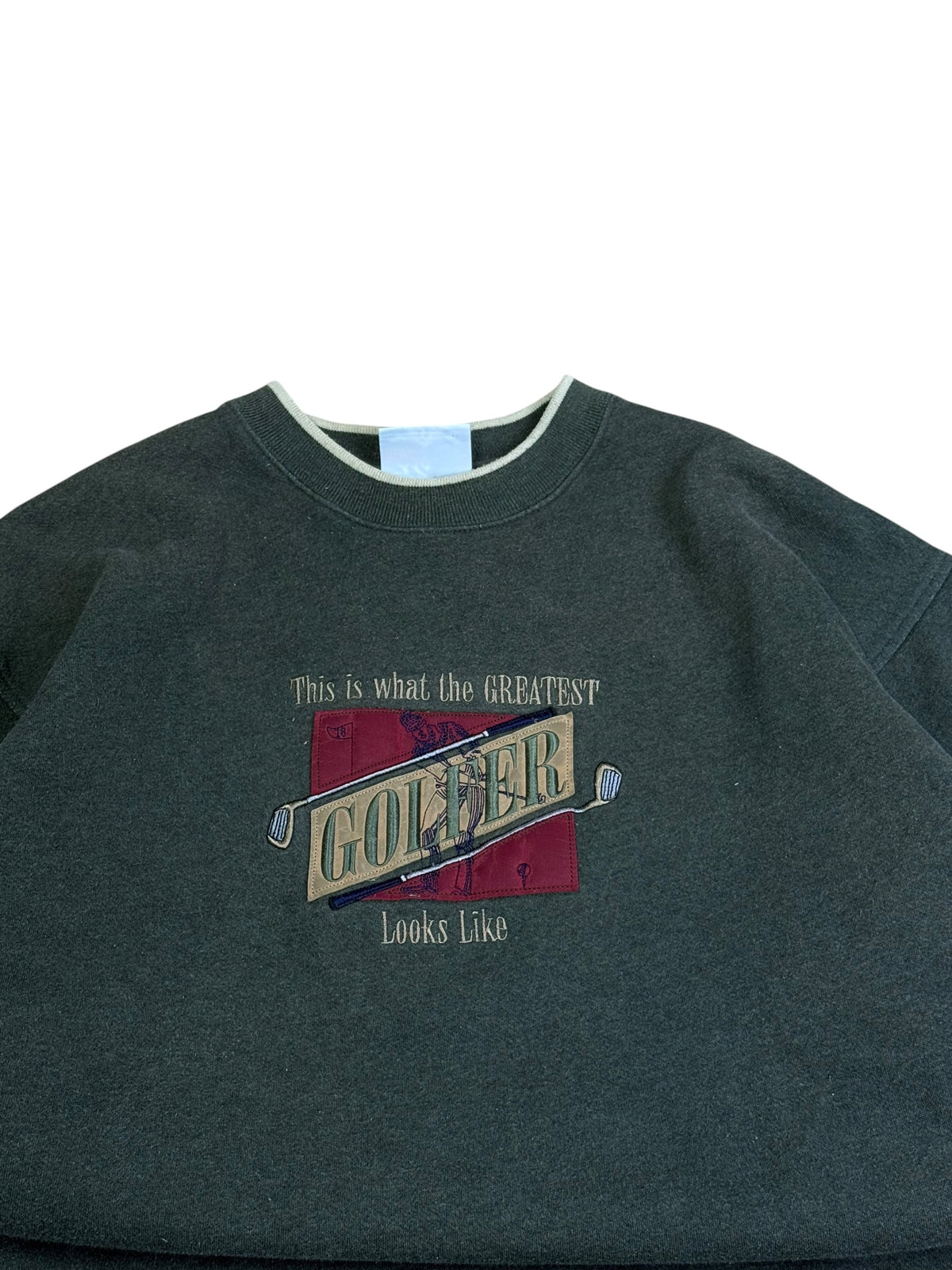Vintage "This is what the greatest golfer looks like" Crewneck
